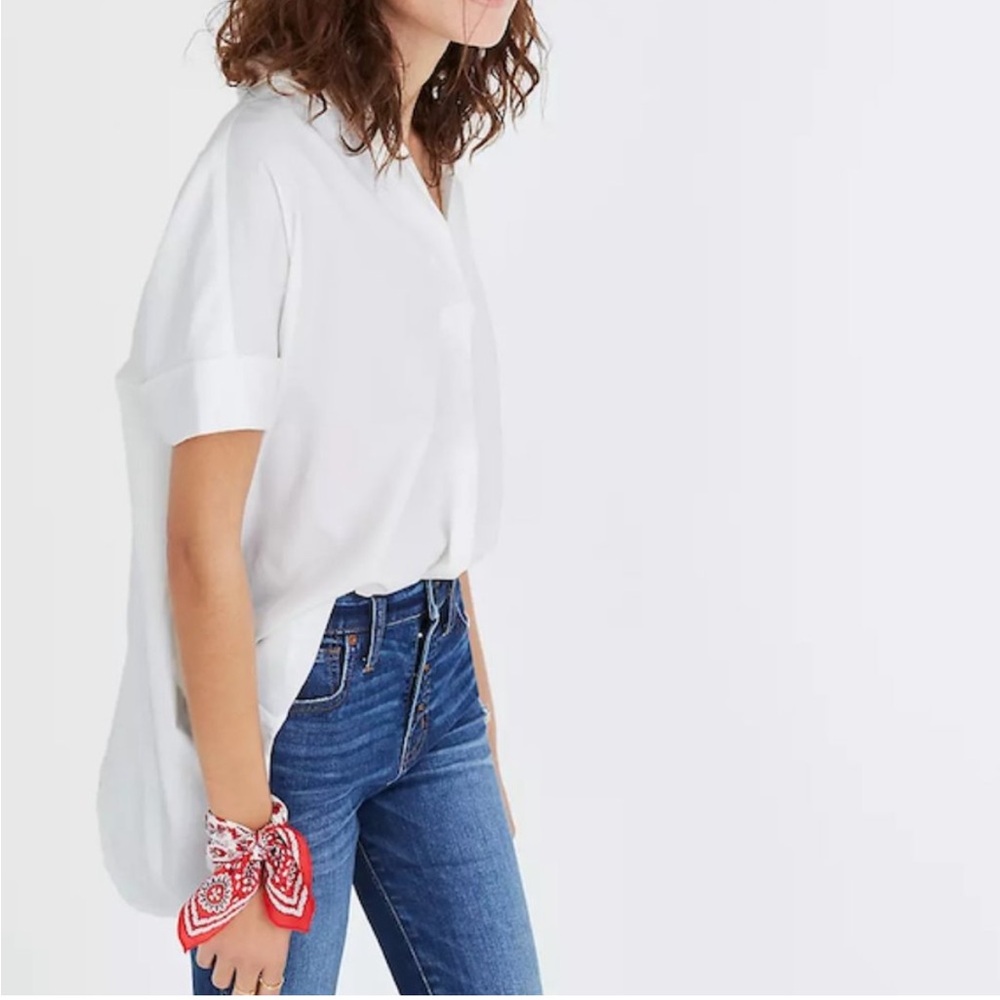 Madewell courier blouse